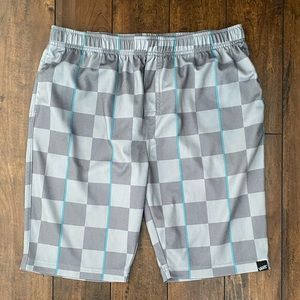 Hurley athletic shorts, men’s XL, buffalo check